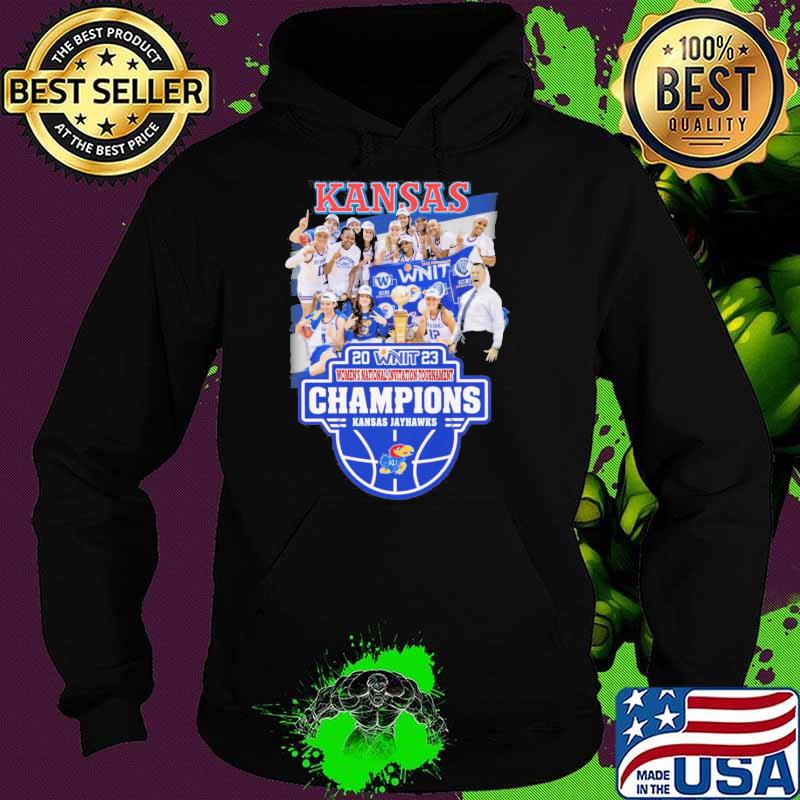 Kansas 2023 women's national invitation tournament champions Kansas Jayhawks s Hoodie Kansas 2023 women's national invitation tournament champions Kansas Jayhawks s Hoodie