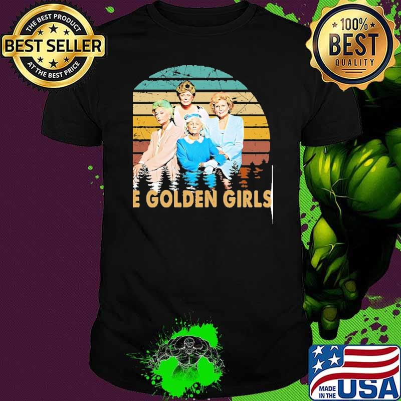 Retro vintage image golden girls white dorothy rose shirt
