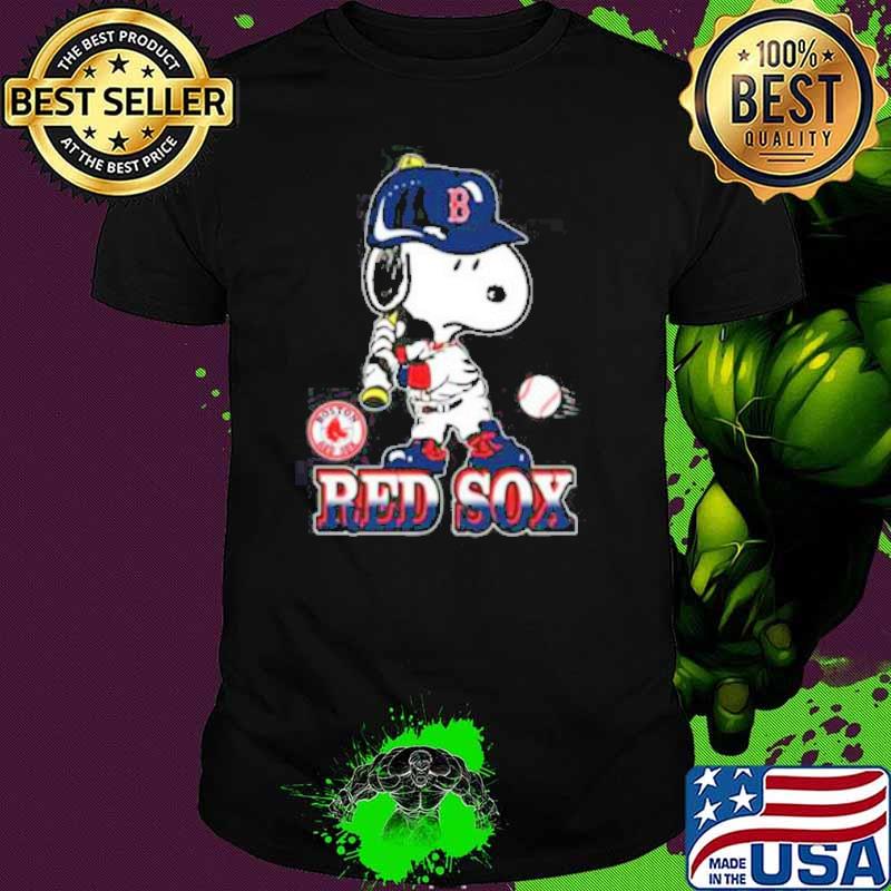 Snoopy Boston Red Sox And Patriots sport shirt