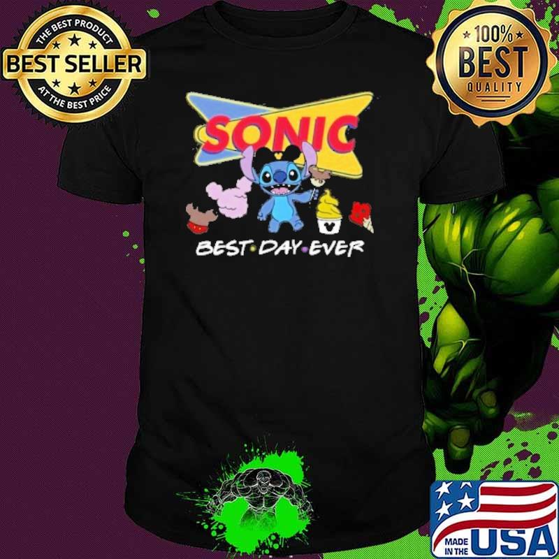 SONIC DRIVE-IN best day ever stitch disney shirt
