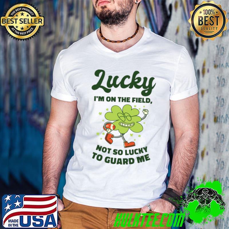 St. Patrick's Day American Football Shamrock Clover Rugby T-Shirt St. Patrick's Day American Football Shamrock Clover Rugby T-Shirt