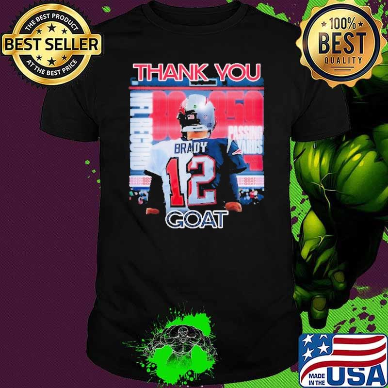 Thank you NFL Record goat passing yards shirt