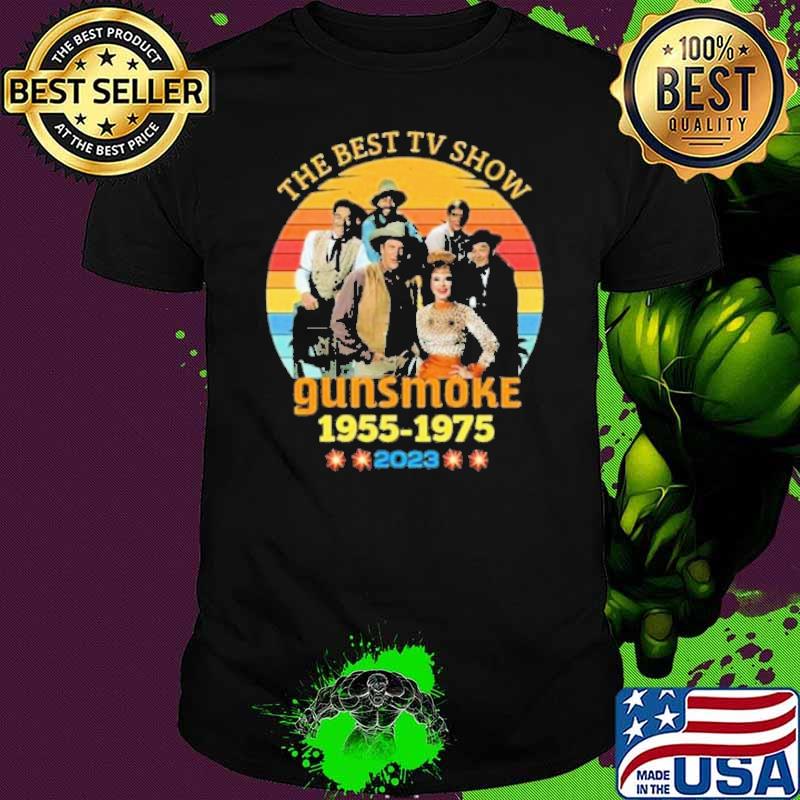 The best TV Show Gunsmoke 1955-1975 2023 vintage shirt