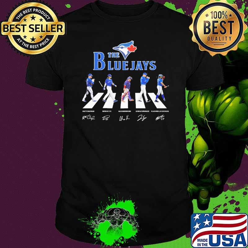 The Blue Jays signatures Walking Abbey Road shirt