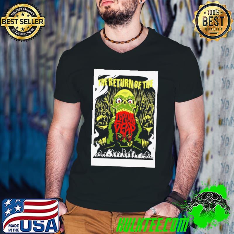 The return of the living dead skull film shirt