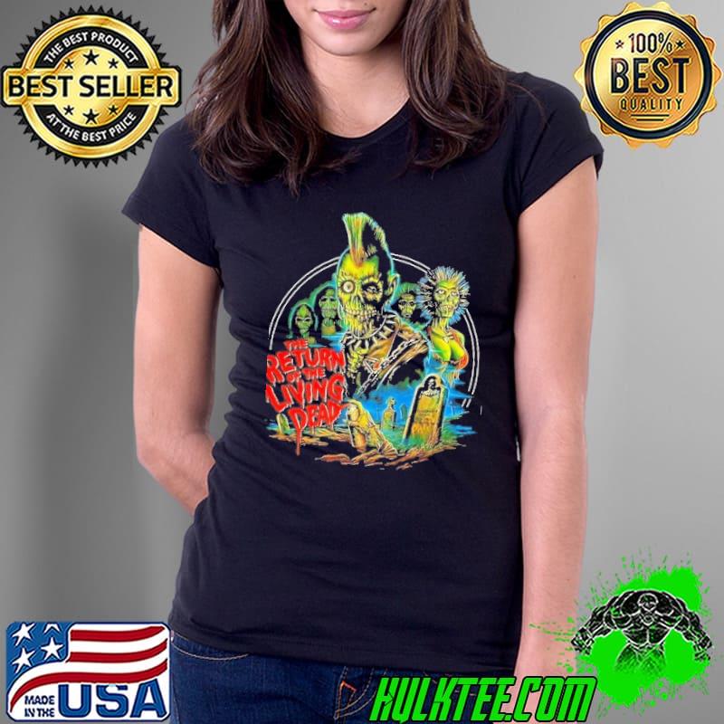 The return of the living dead skull s Ladies Tee The return of the living dead skull s Ladies Tee