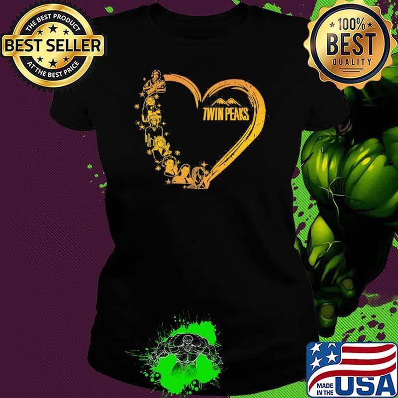 Twin Peaks band music love heart diamond s Ladies tee Twin Peaks band music love heart diamond s Ladies tee