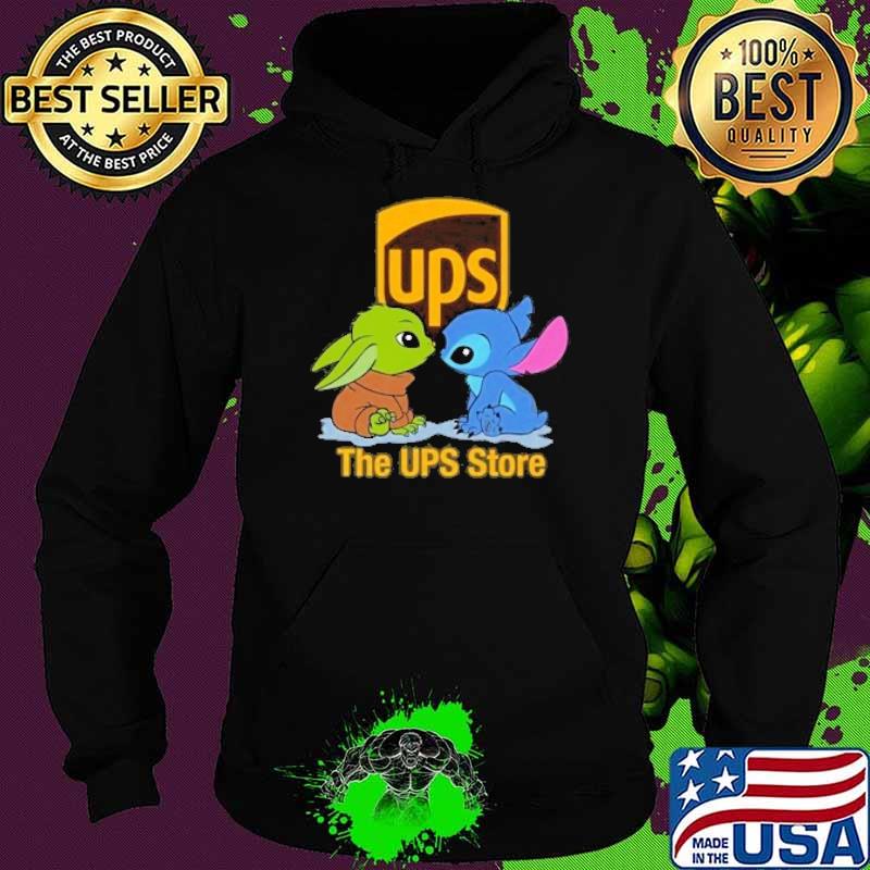 UPS The UPS Store baby yoda stitch s Hoodie UPS The UPS Store baby yoda stitch s Hoodie