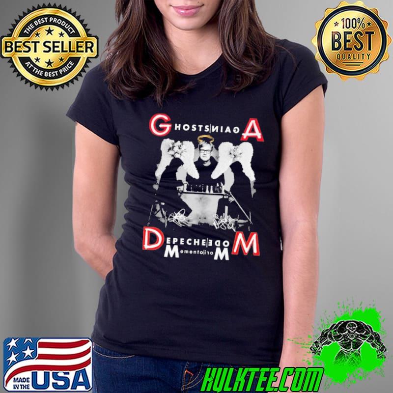 2023 Ghost Again Depeche Mode Memento Film signatures s Ladies Tee 2023 Ghost Again Depeche Mode Memento Film signatures s Ladies Tee