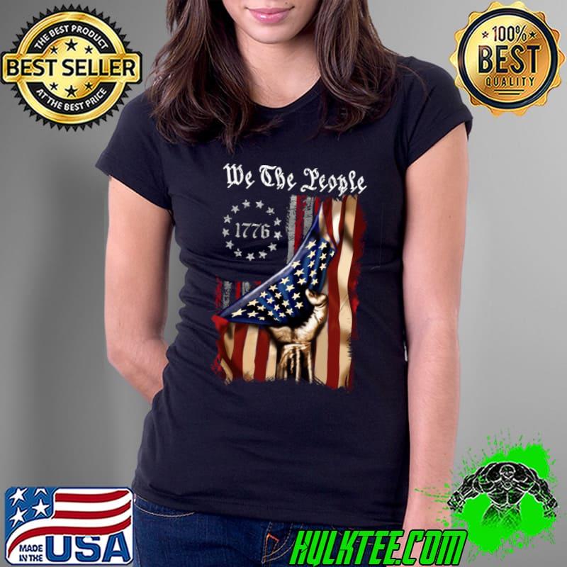 American Flag We The People History 1776 July 4th T-Shirt