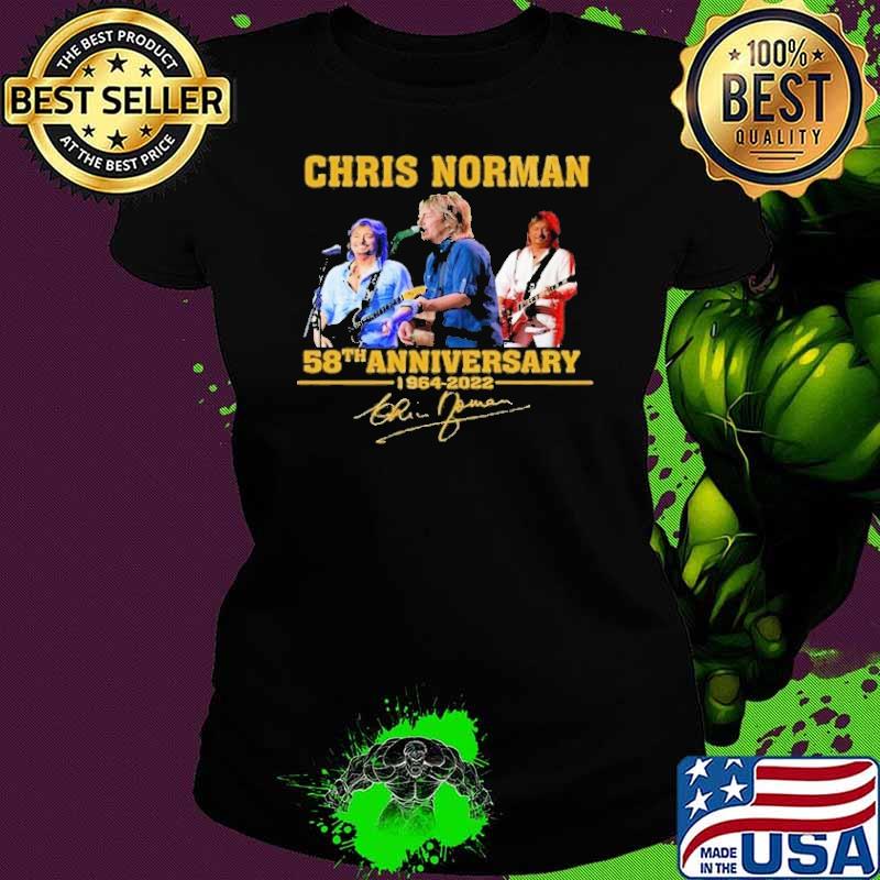 Chris Norman 58th anniversary 1964-2022 signature shirt