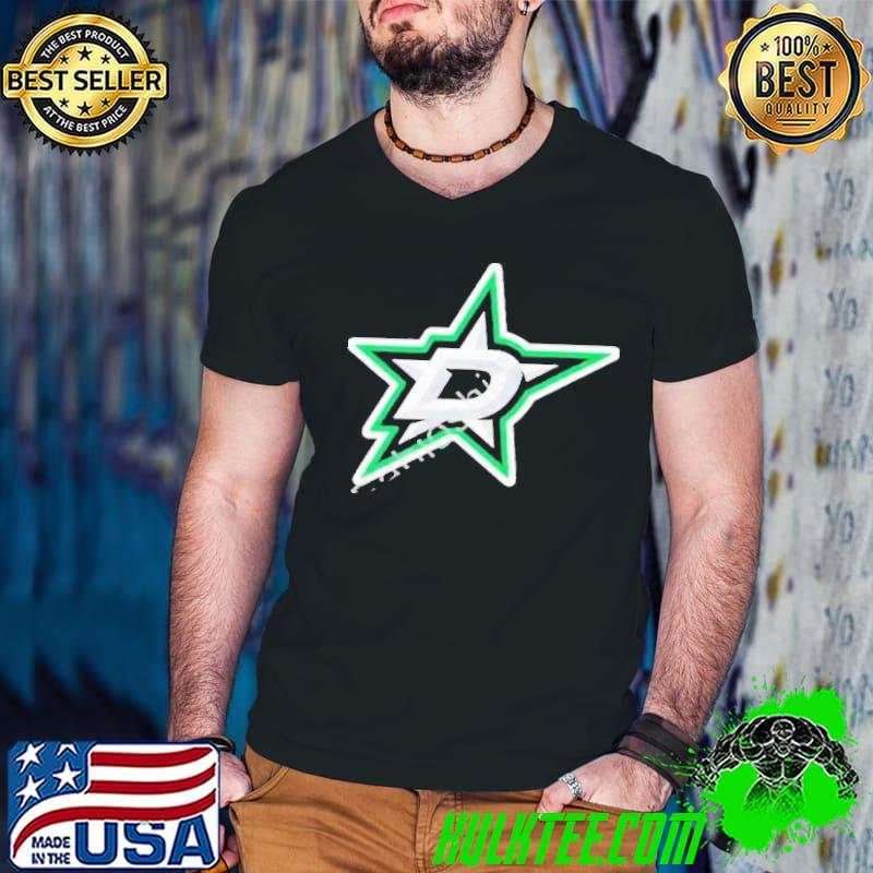 Dallas stars logo basketball shirt