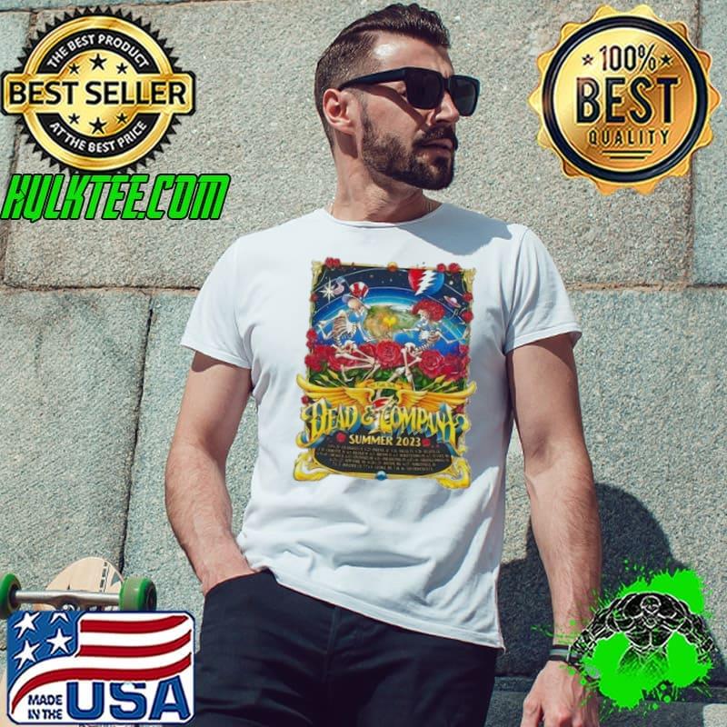 Dead and company summer 2023 grateful dead rose shirt