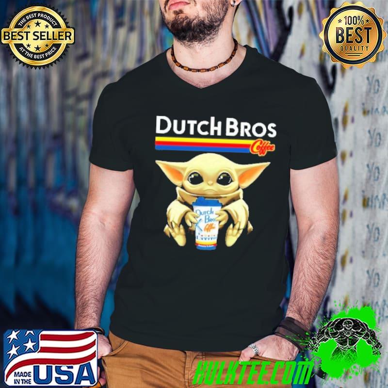 Dutch bors coffee baby yoda hug dutch bors shirt