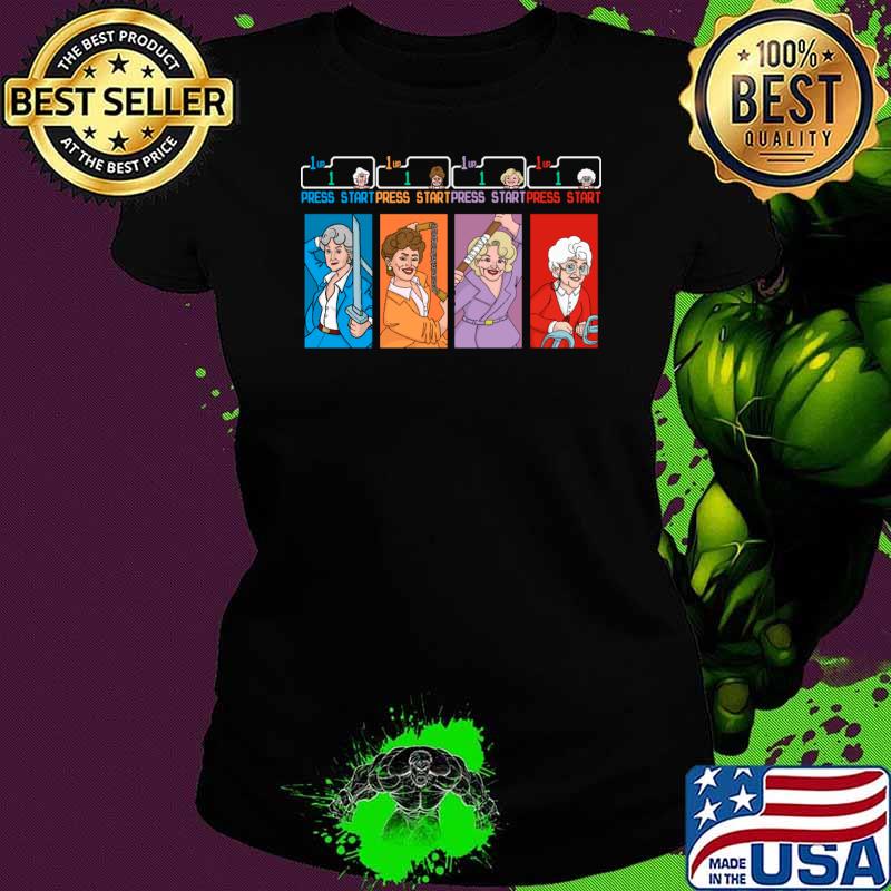 Golden ninjas press start game T-Shirt