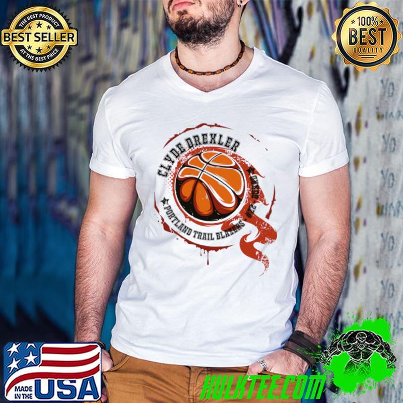 Greates Basket Ball Players In History Legends Clyde Drexler T-Shirt