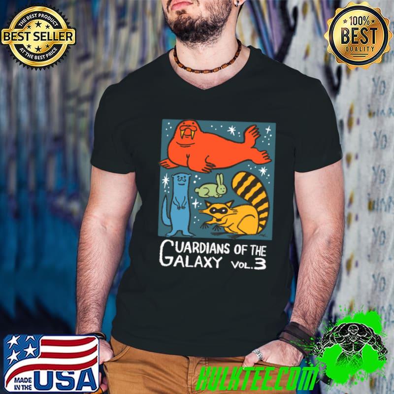 Guardians Of The Galaxy Lylla Rocket Floor Teefs T-Shirt