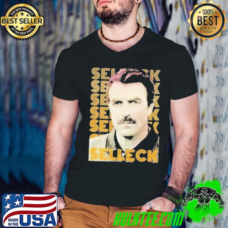 Hamklla Tom Selleck face shirt
