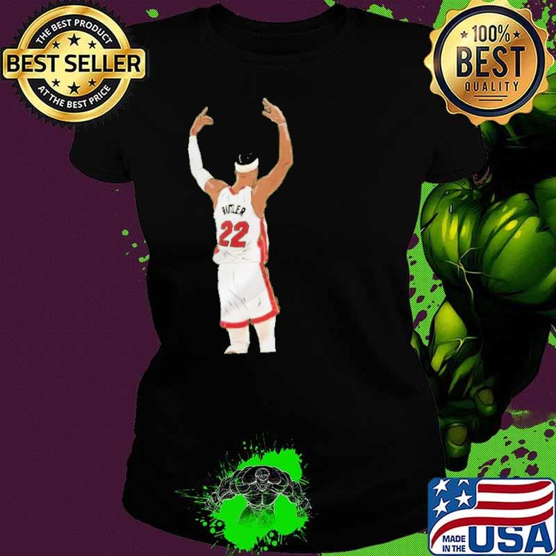 Miami Heat Jimmy Butler Celebration Sketch Active sport Shirt