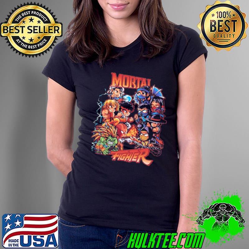Mortal Fighter poster movies and tv show s Ladies Tee Mortal Fighter poster movies and tv show s Ladies Tee