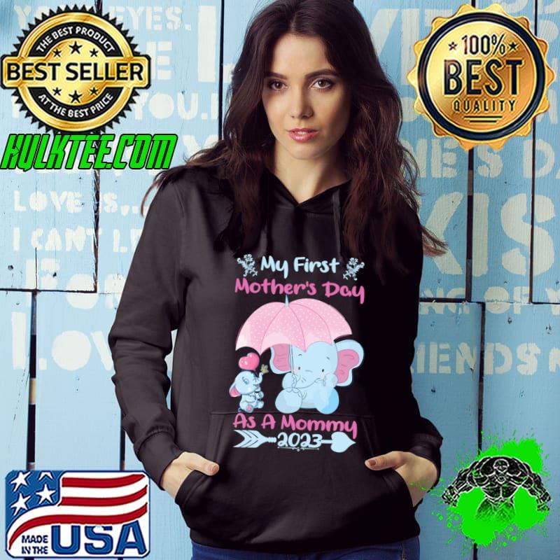 My First Mother's Day As A Mommy 2023 Elephants T-Shirt