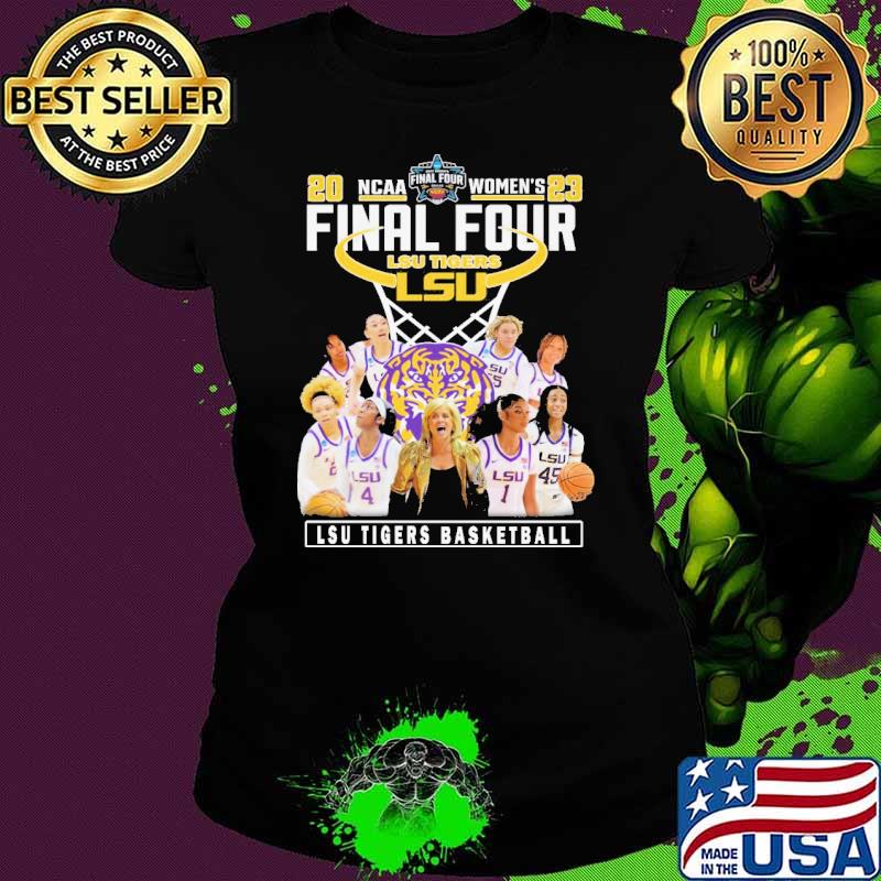 NCAA Women's 2023 final four LSU Tigers Tigers basketball shirt