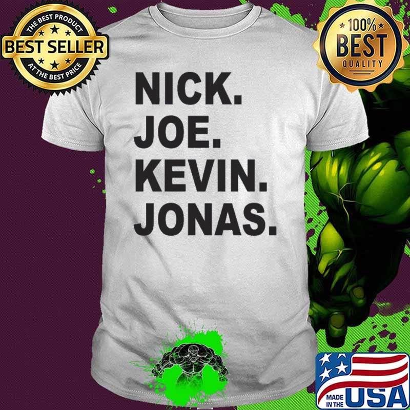 Nick Joe Kevin Jonas Brothers Concert Music shirt