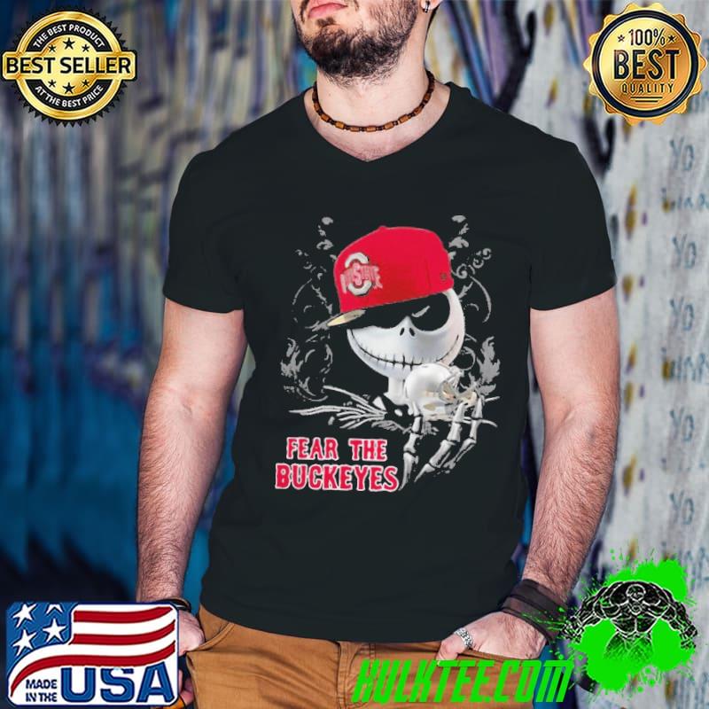 Ohio State fear the buckeyes jack skellington shirt