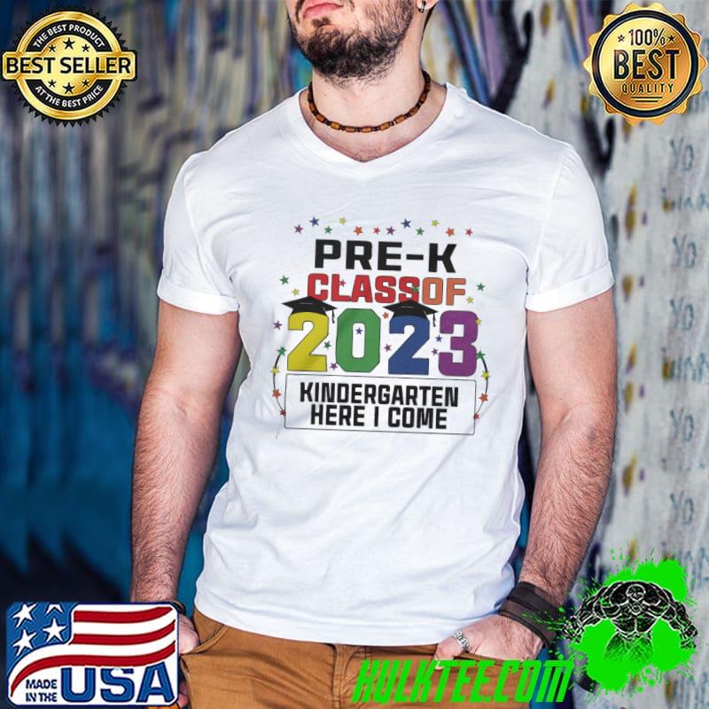Pre-K Class Of 2023 Kindergarten Here I Come s Guys V Neck Pre-K Class Of 2023 Kindergarten Here I Come s Guys V Neck