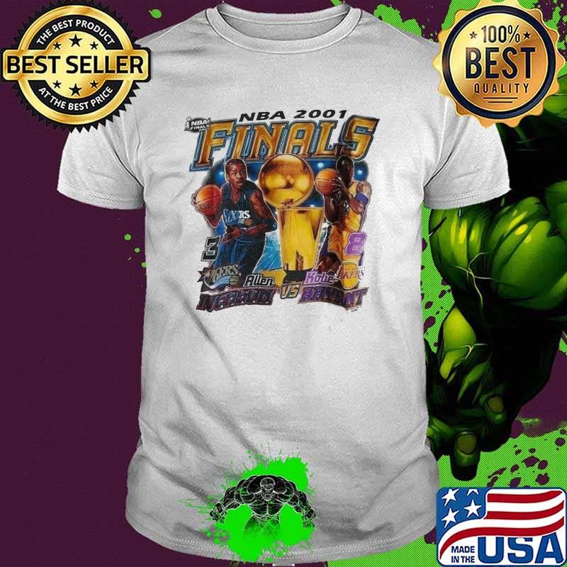 Rare Vintage Nba 2001 Finals La Lakers Nba Basketball shirt