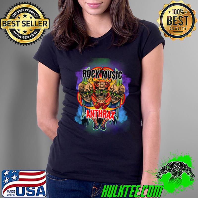 Rock Music Anthrax Skulls T-Shirt