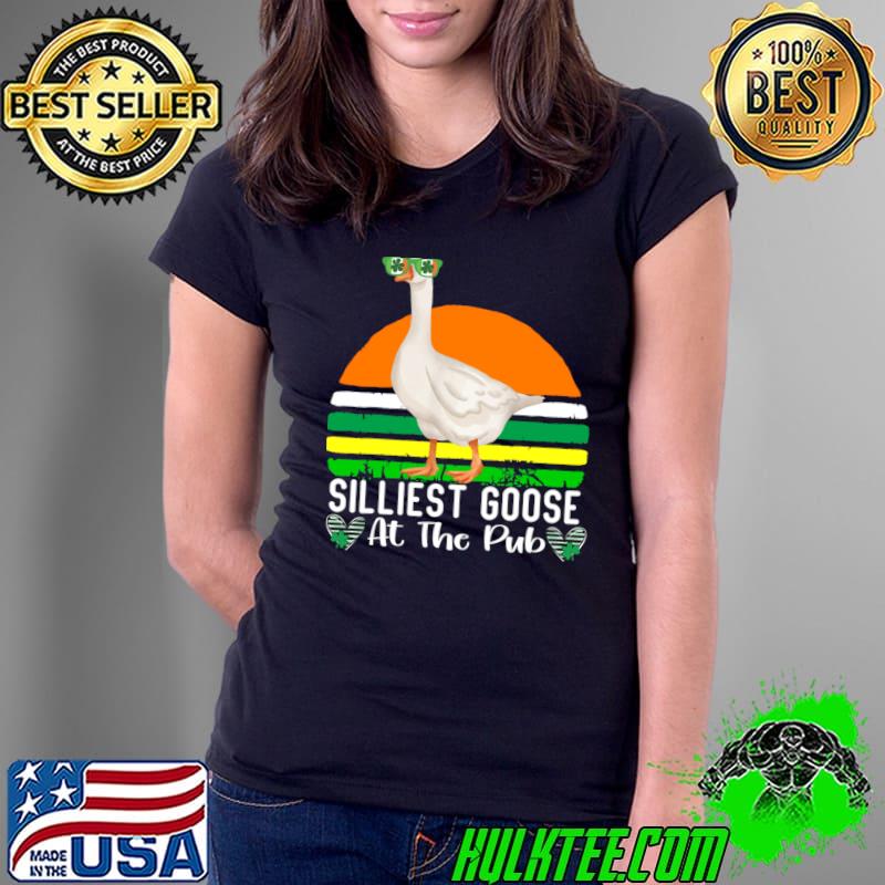 Silliest Goose At The Pub Patrick Day Vintage T-Shirt
