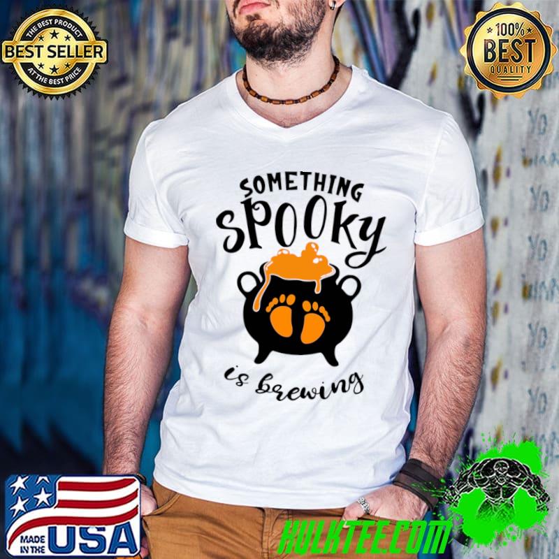Something Spooky Is Brewing Halloween Matching T-Shirt