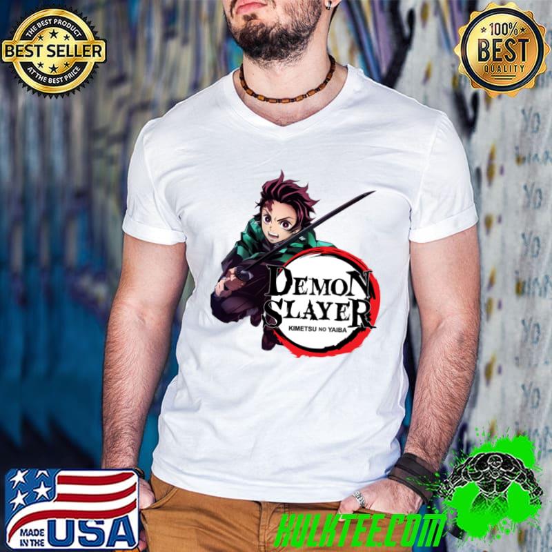 Tanjiro demon slayer kimetsu no yaiba T-Shirt Guys V Neck Tanjiro demon slayer kimetsu no yaiba T-Shirt Guys V Neck
