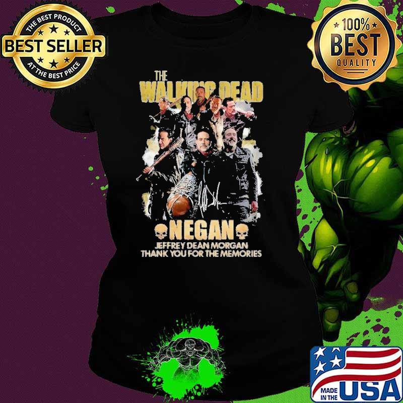 The Walking dead Negan Jeffrey dean morgan thank you for the memories shirt The Walking dead Negan Jeffrey dean morgan thank you for the memories shirt
