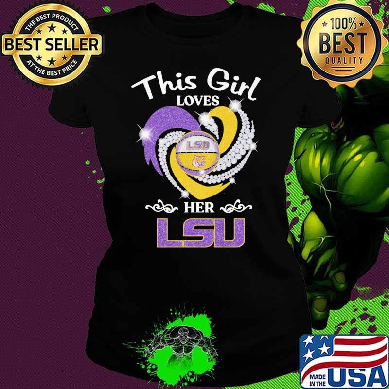 This girl loves her LSU heart shirt