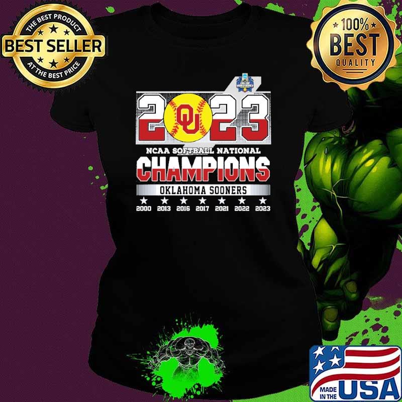 2023 Ncaa softball national champions Oklahoma sooners s Ladies tee 2023 Ncaa softball national champions Oklahoma sooners s Ladies tee