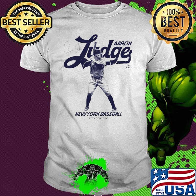 Aaron Judge New York Yankees right fielder signature shirt