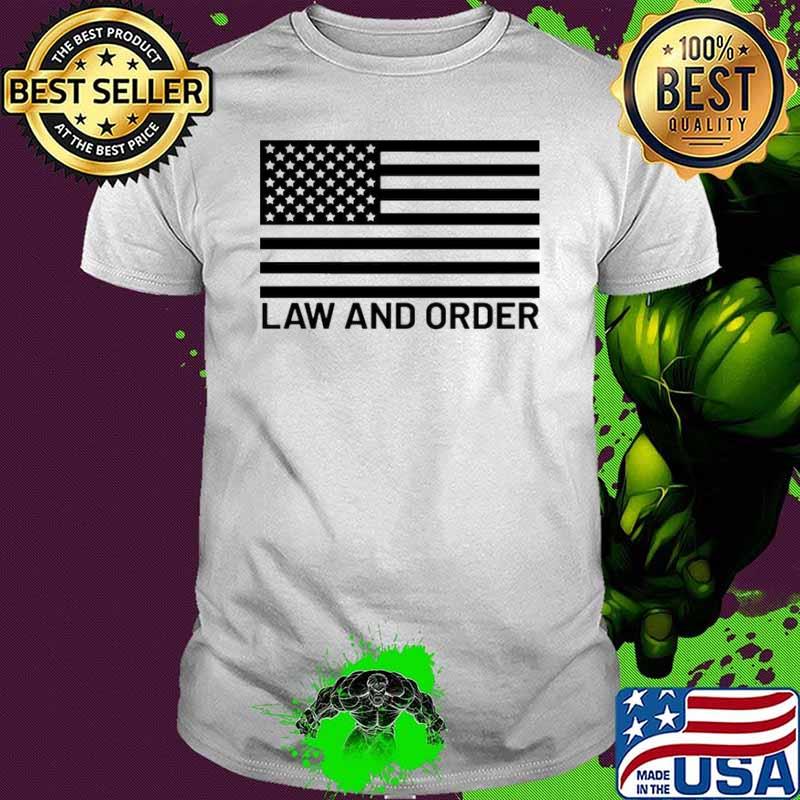 Awesome law and order american flag shirt