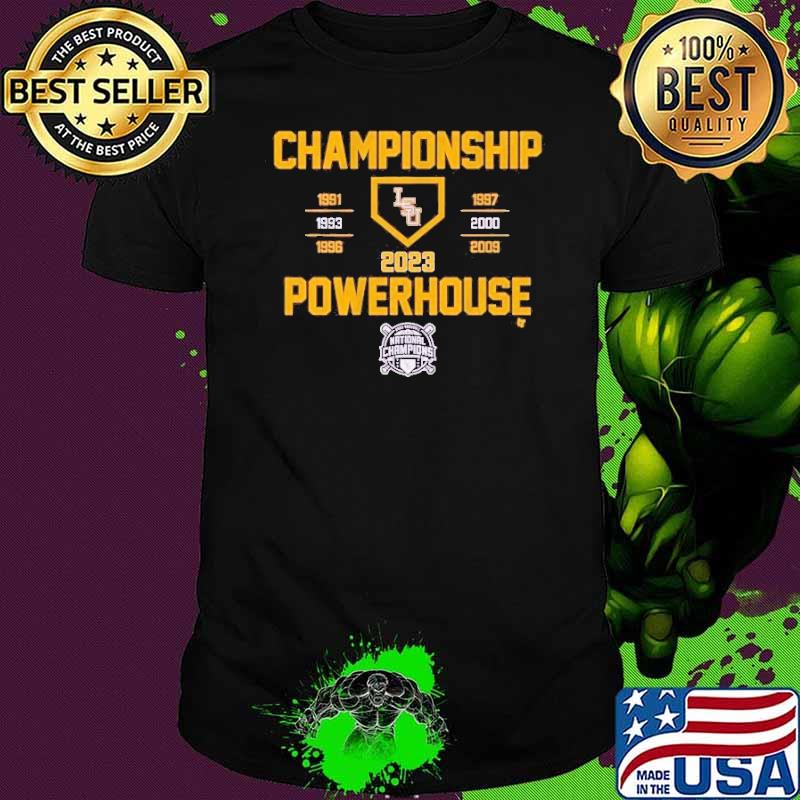 Awesome lSU Baseball Championship Powerhouse 2023 Champions Shirt