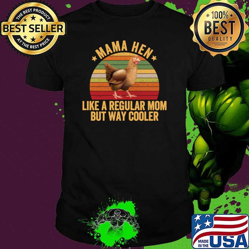 Awesome mama hen like a regular mom but way cooler vintage T-Shirt