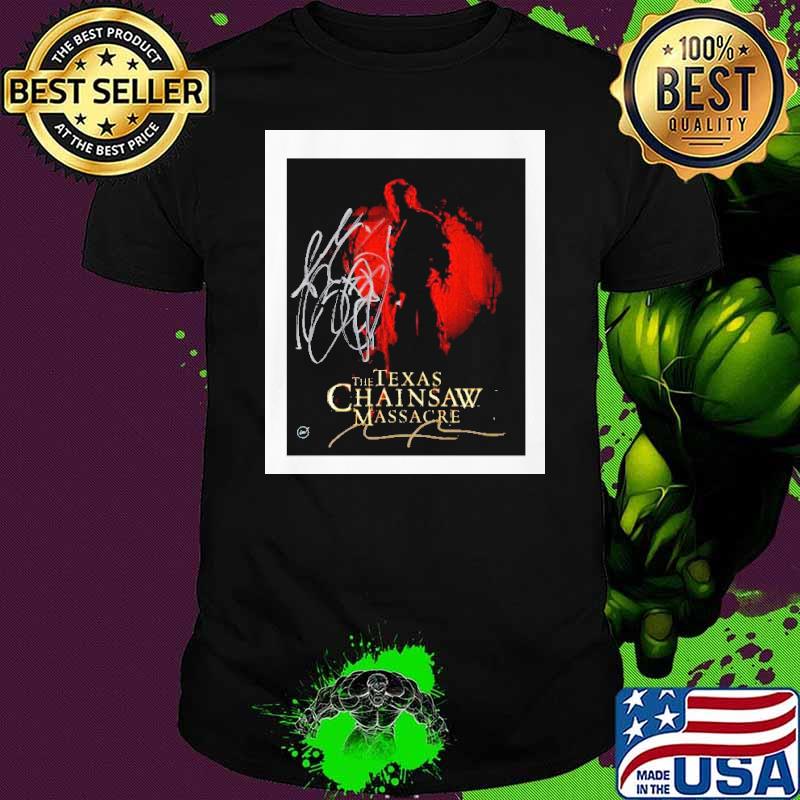 Awesome the Texas Chainsaw Massacre Signature Shirt Unisex Awesome the Texas Chainsaw Massacre Signature Shirt Unisex