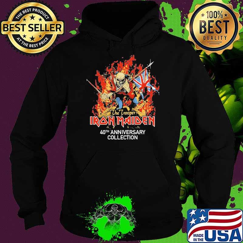Awesome the Trooper Iron Maiden 40th Anniversary Collection s Hoodie Awesome the Trooper Iron Maiden 40th Anniversary Collection s Hoodie