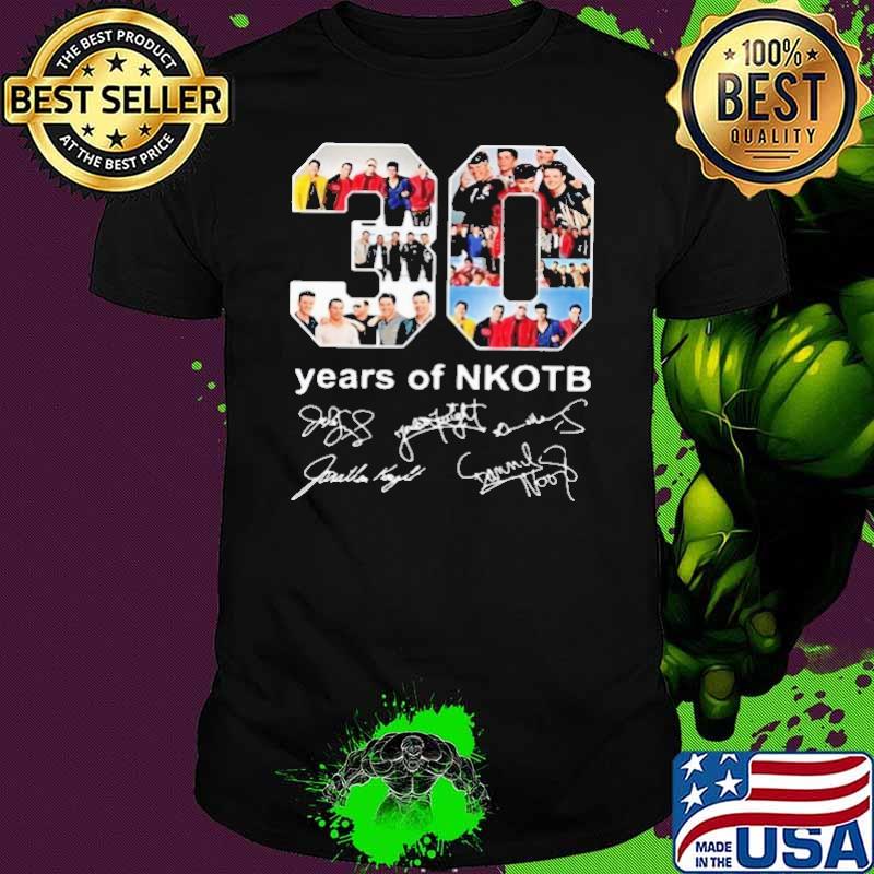 Best 30 years of NKOTB signature shirt
