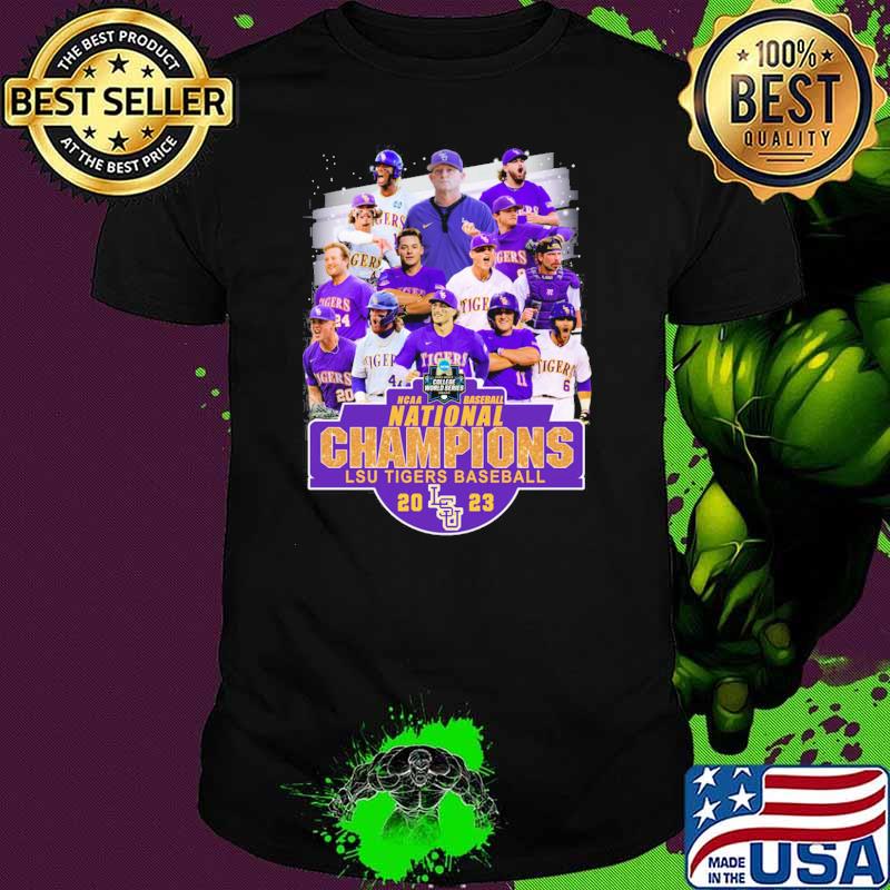 Best nCAA Baseball National Champions LSU Tigers Baseball 2023 Shirt