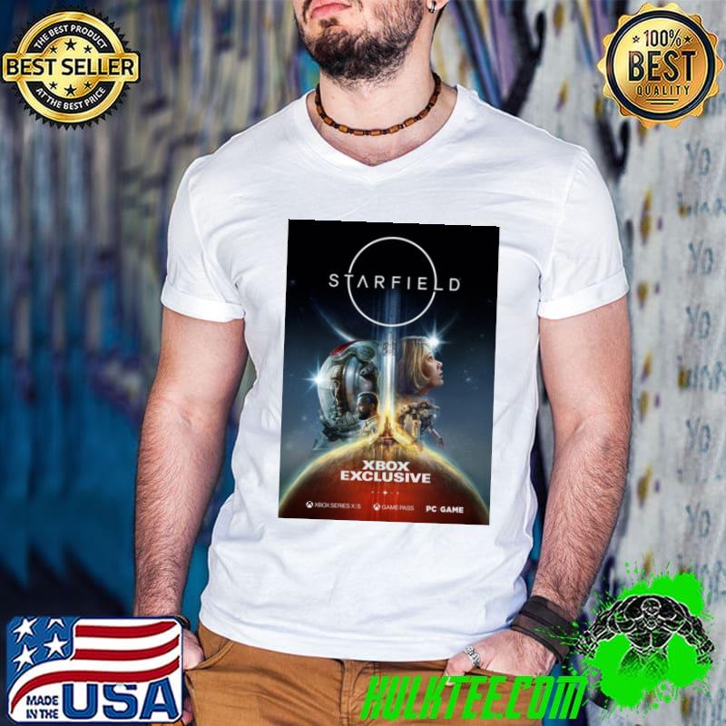 Bethesda Starfield Xbox Exclusive Fan Poster T-Shirt