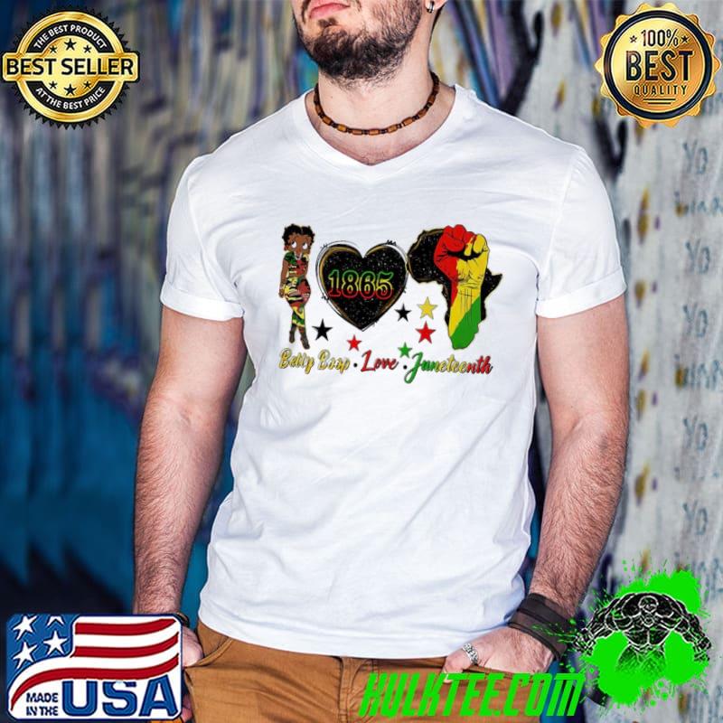 Betty Boop Love Juneteenth Shirt