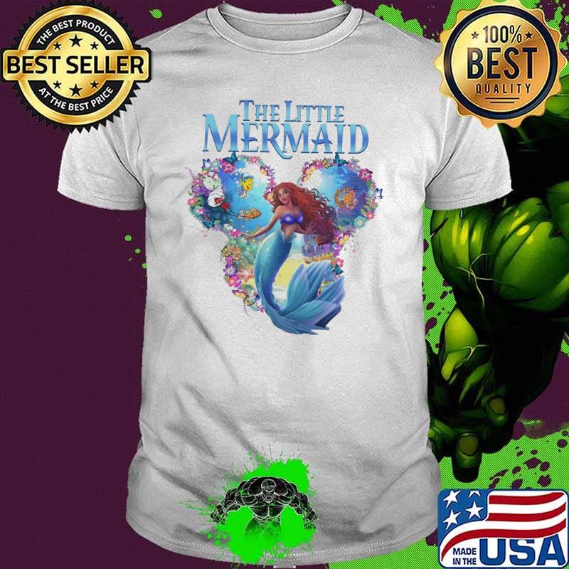 Black Ariel Disneyland 2023 Little Mermaid Shirt