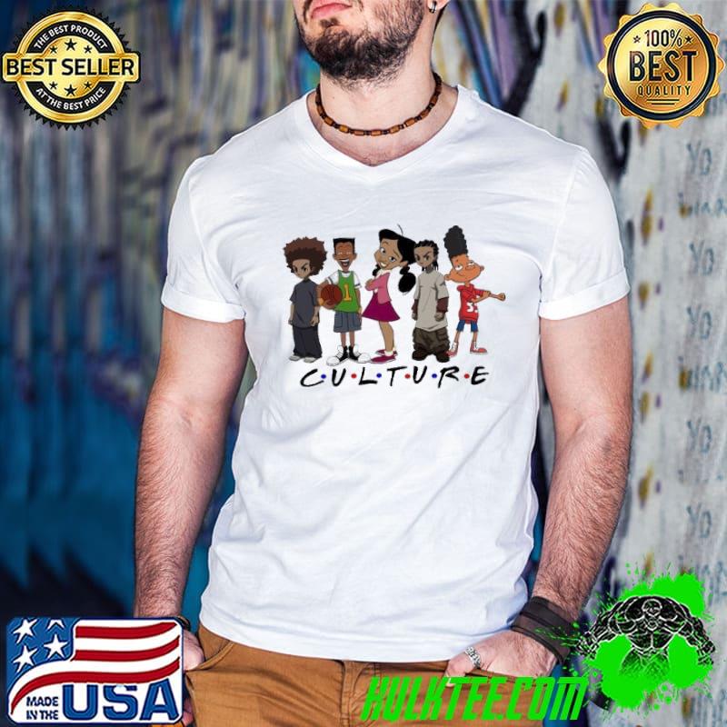 Black Cartoon Characters Culture Owned Girl Magic Shirt