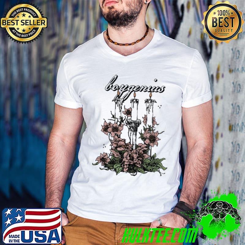 Boygenius 3 Candles Flower Shirt